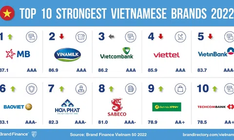 Giá trị thương hiệu quốc gia Việt Nam năm 2022 được định giá 431 tỷ USD
