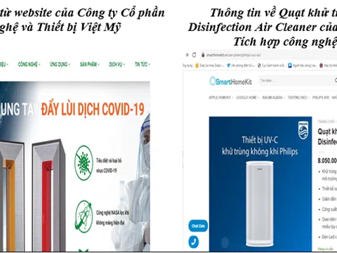 Cục Cạnh tranh và Bảo vệ người tiêu dùng cảnh báo Panasonic Việt Nam và nhiều doanh nghiệp thổi phồng tác dụng sản phẩm điện tử ngừa Covid - 19