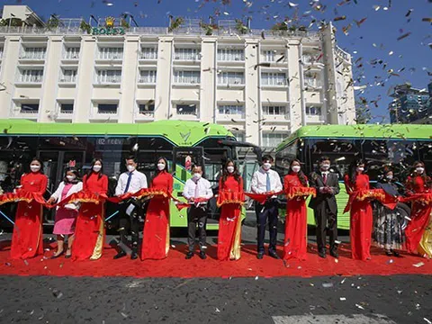 Vinbus khai trương tuyến Bus điện đầu tiên kết nối mạng lưới vận tải công cộng TP. Hồ Chí Minh