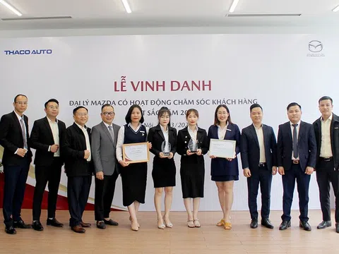 Mazda Việt Nam vinh danh đại lý "Chăm sóc khách hàng tốt nhất năm 2022"