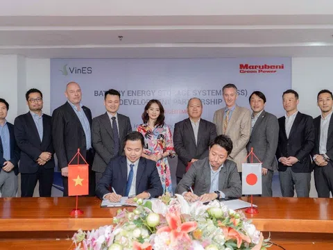 Vines và Marubeni hợp tác thúc đẩy sử dụng hệ thống pin lưu trữ năng lượng tại Việt Nam