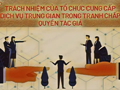 Trách nhiệm của tổ chức cung cấp dịch vụ trung gian trong tranh chấp bản quyền.